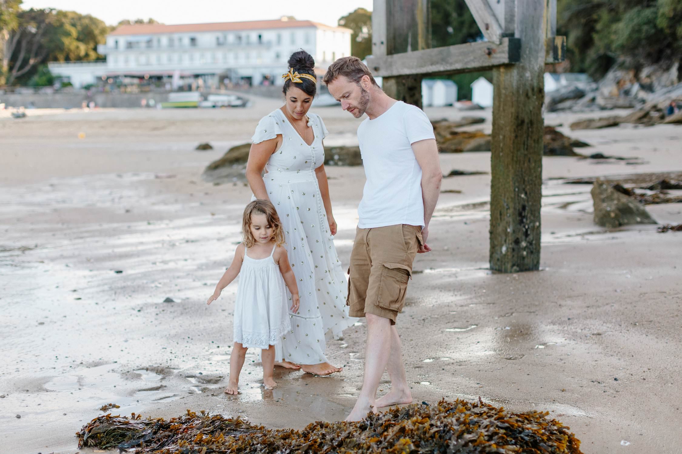 Photo de famille à Noirmoutier bord de mer