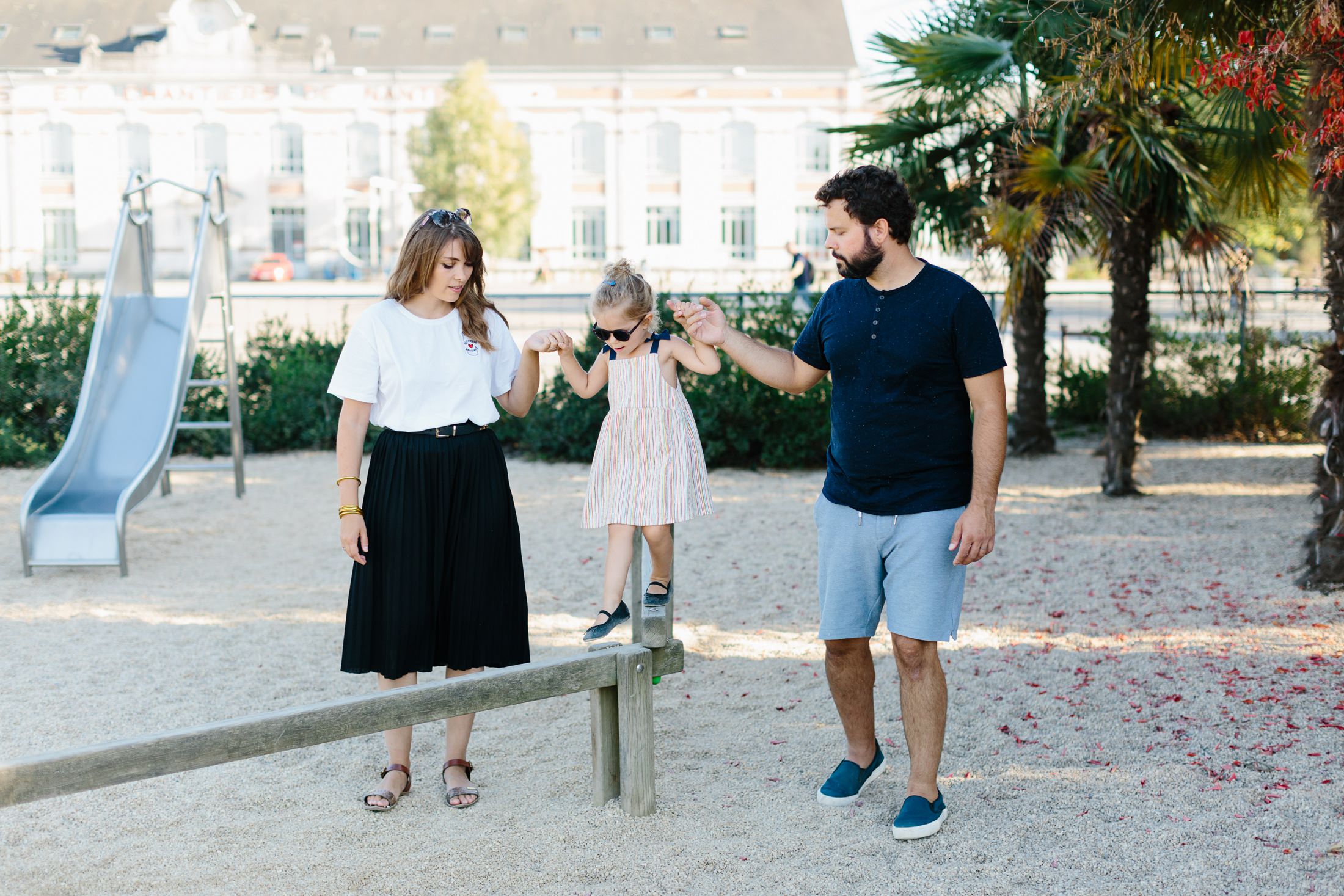 Photo de famille sur l'Ile de Nantes